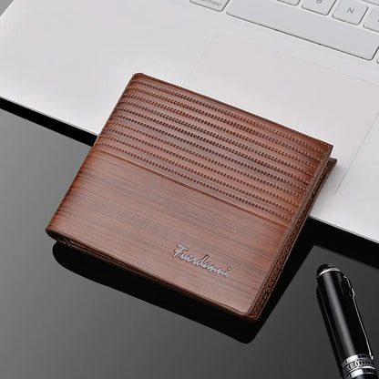 Men's PU Leather Slim Wallet